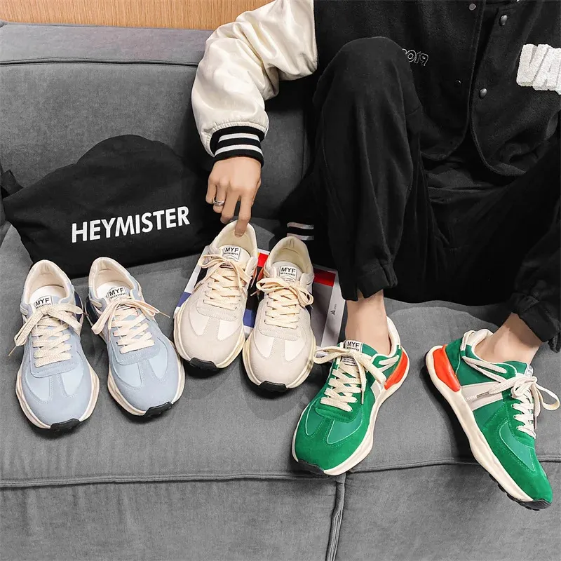 Men's Casual Sneakers Comfortable Breathable Canvas Running Shoes_voghion.com