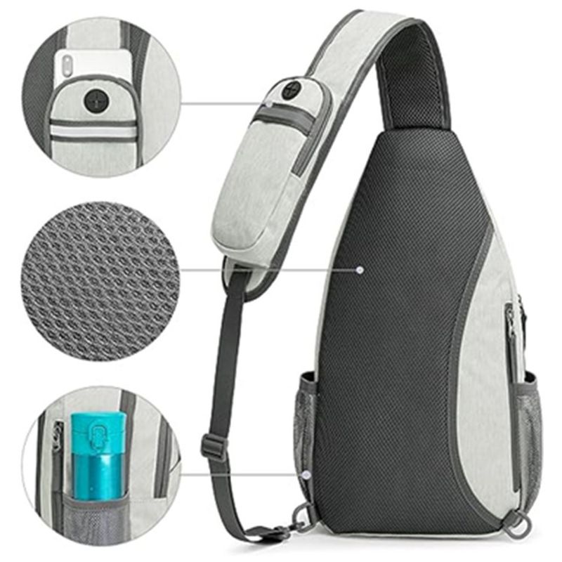 Großhandel neue Crossbody Outdoor Wandern Brusttasche multifunktionale Reisetasche geschirmt Sling Rucksack_voghion.com