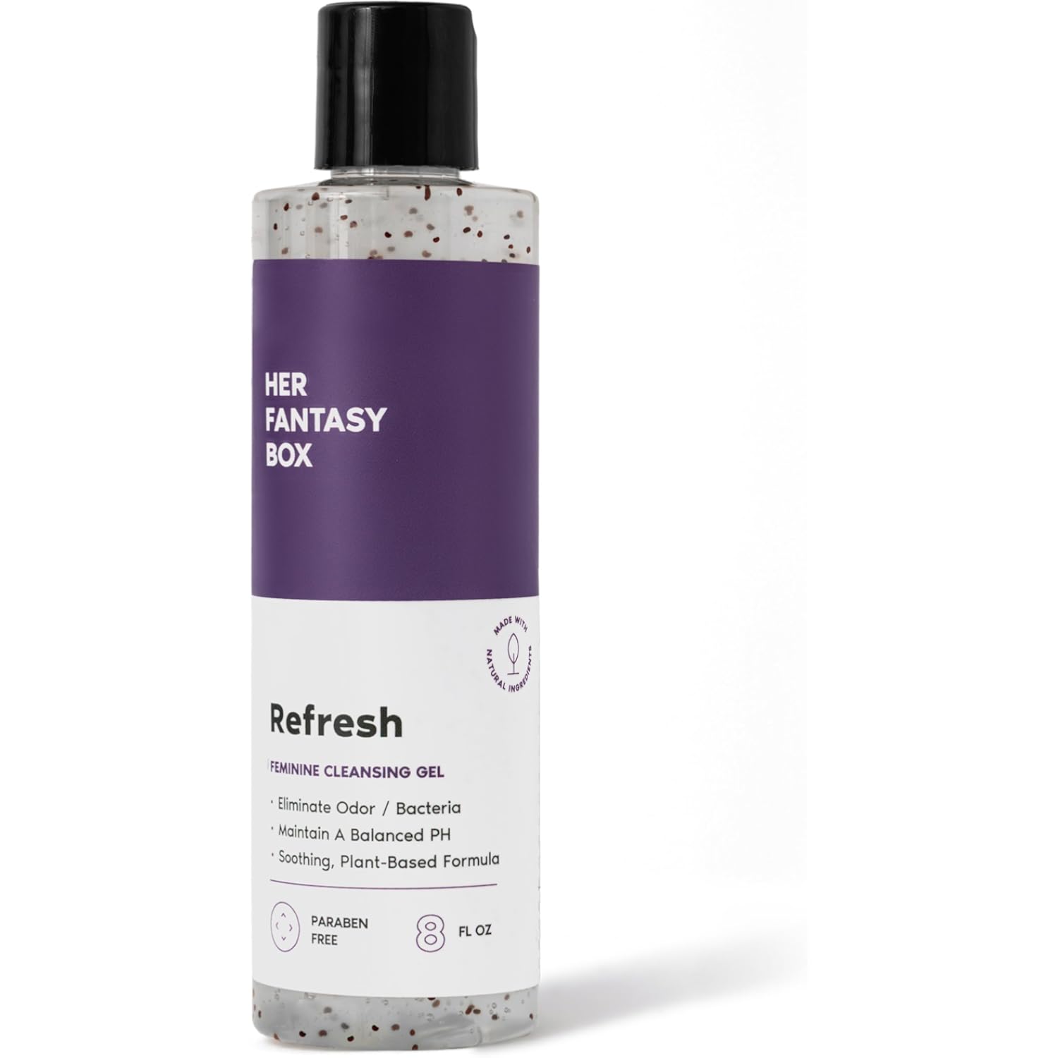 Novo Her Fantasy Box Refresh pH Balancing Shower Gel - Solução natural de higiene feminina para limpeza suave, controle de odores e nutrição da pele_voghion.com