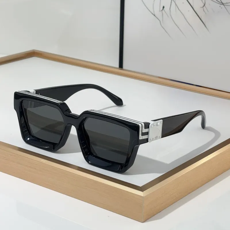Millonario gafas de sol gafas de sol mujeres M96006WN Hardware pulido artesanía moda brillante oro anti-ultravioleta placa retro_voghion.com