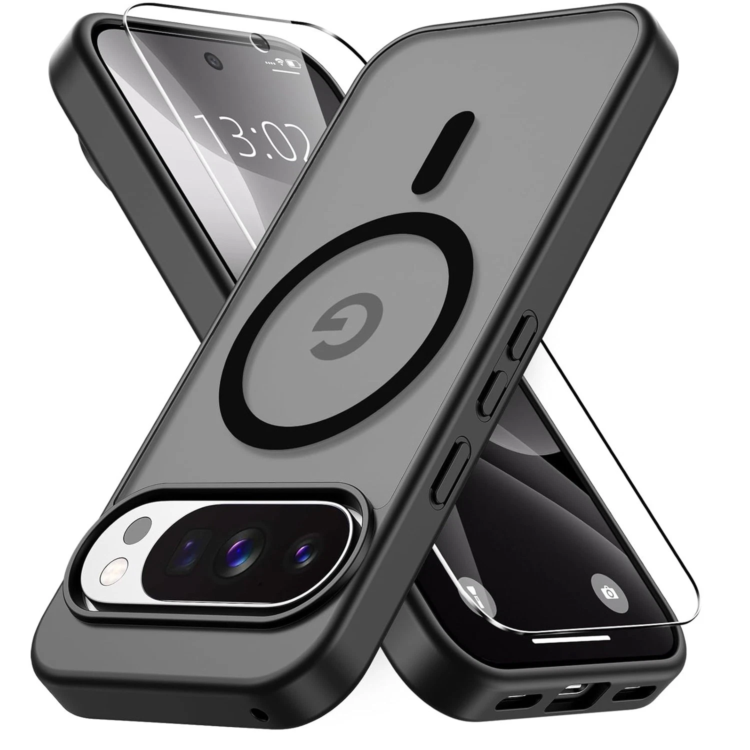 For Google Pixel 10 Pro XL/9A/9 Case Phone Shockproof Mag.safe Cover+Screen Glass_voghion.com