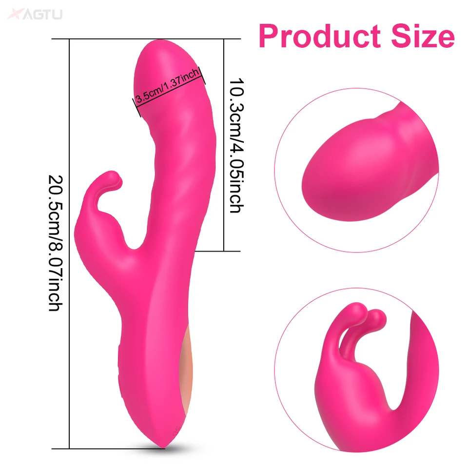 Rabbit Vibrator Für Damen G-punkt Und Klitoris Stimulator Massage_voghion.com