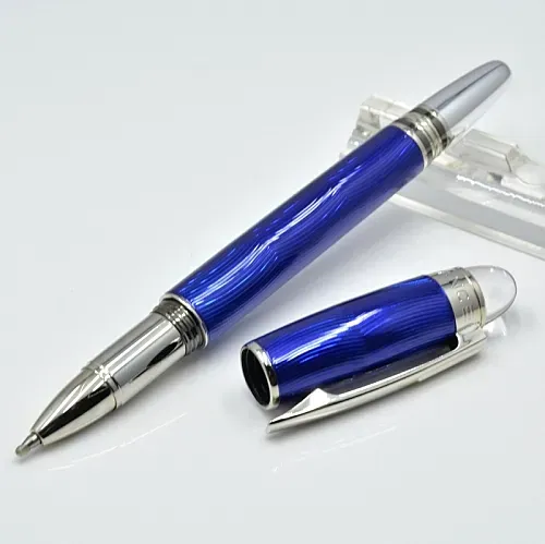 Luksus Monte sort harpiks og krystalstjerne top rollerball pen kuglepen kontor skole skrive fyldepenne med serienummer_voghion.com