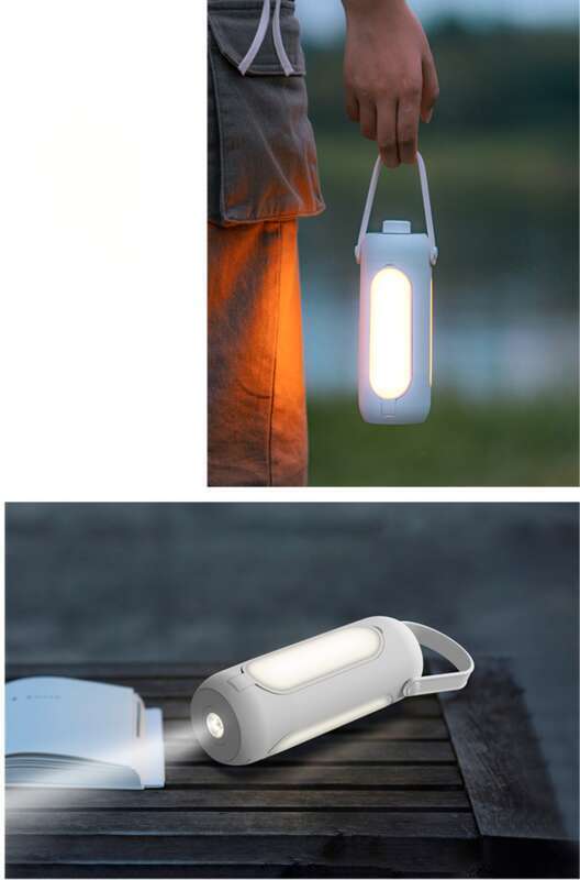 New Multifunctional Camping Light, 10000mAh Battery, Tri Color Dimming, USB Emergency Charging One Step Faster_voghion.com