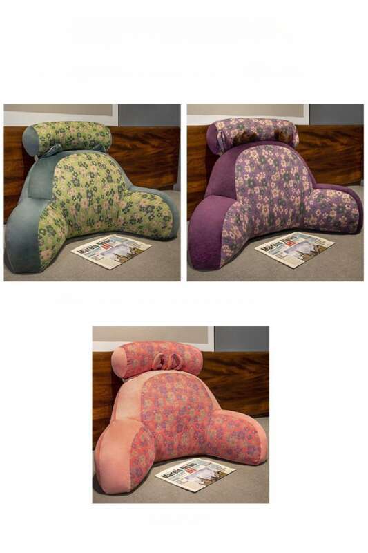 Three Layers Of Gauze Bed Head Cushion Soft Package Lumbar Protection Large Backrest Maternity Sofa Dormitory Bed_voghion.com