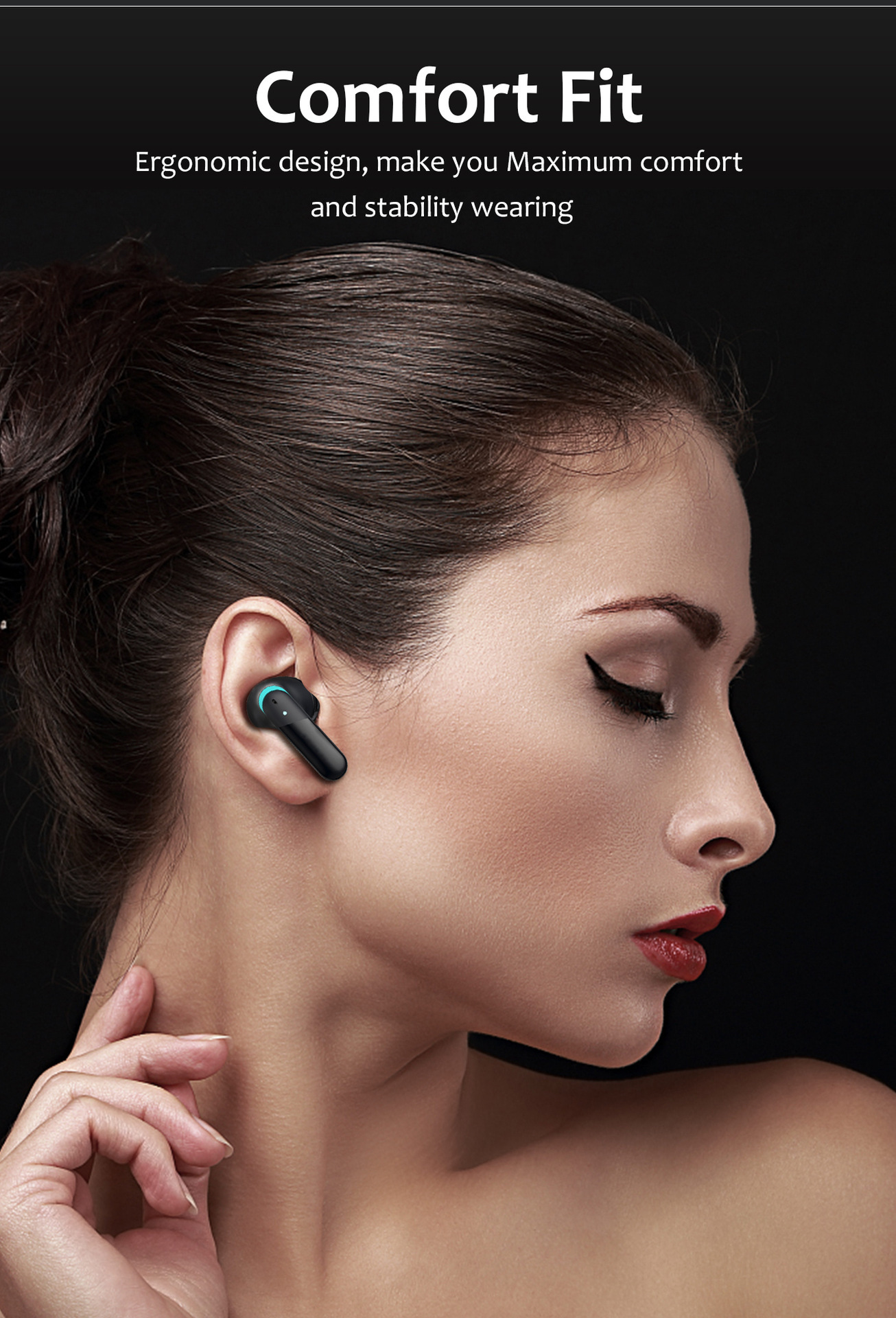 2024 E1 Bluetooth Headset In-Ear Music Headset Low Latency Sports Bluetooth Headset_voghion.com