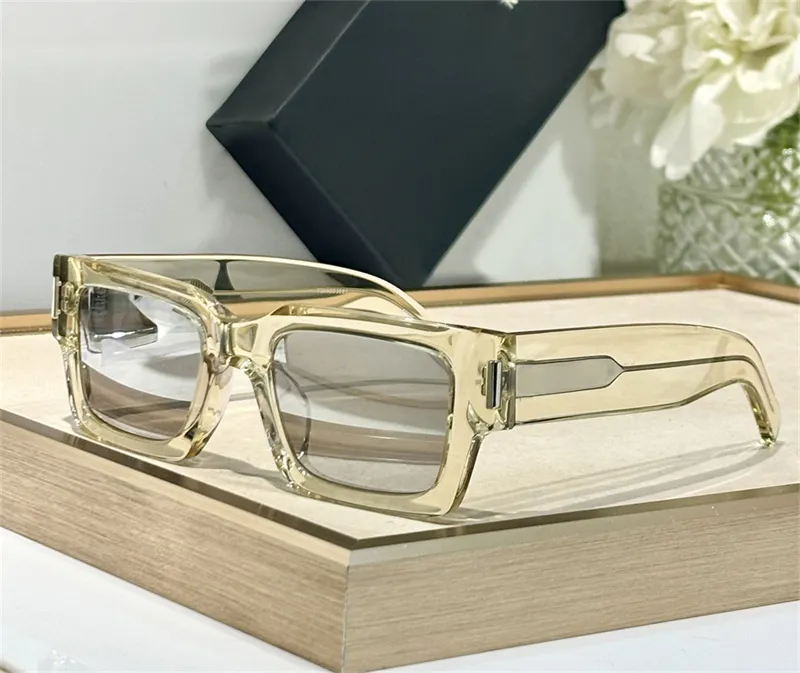 Classic Vintage Square Sunglasses For Men Acetate Trendy Versatile_voghion.com