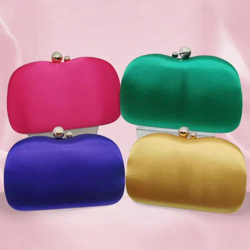 2024 Simulation Seide Clutch Handtasche Frauen formale Ocn Dia Clutches Taschen Damen wasserdichte Abendgesellschaft Messenger Geldbörse_voghion.com