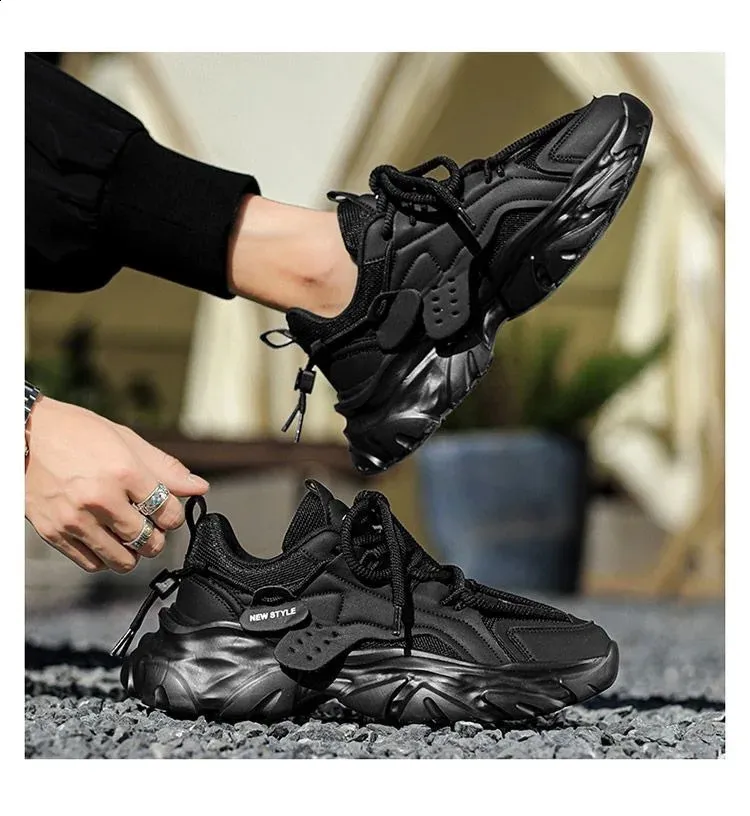 Uomo Running Old Dady Shock Absorption Light Jogging Sneakers per Uomo Outdoor Casual Walking Sport Tennis Scarpe 240809_voghion.com