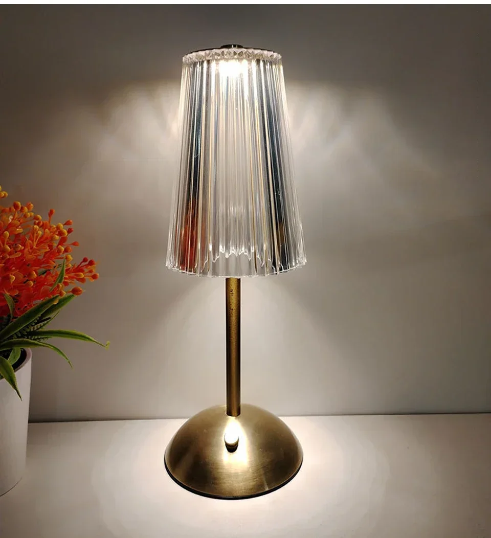 Touch Dimmable Wireless Table Lamp Rechargeable Portable Light_voghion.com