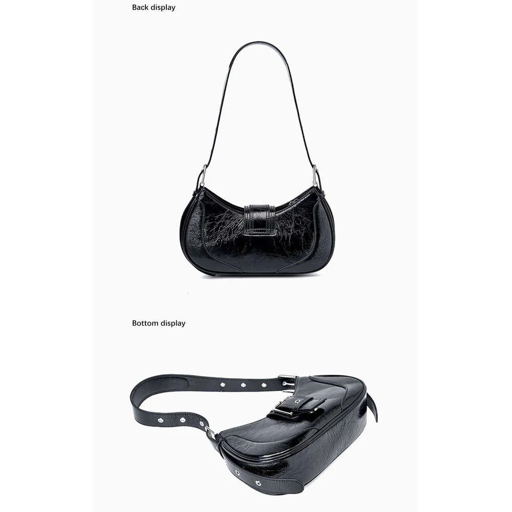Zency Stilvolle Handtasche aus Ölwachsleder für Damen und Mädchen, modische Schulter-/Unterarmtasche, Beige, Taschen, verstellbarer Riemen_voghion.com