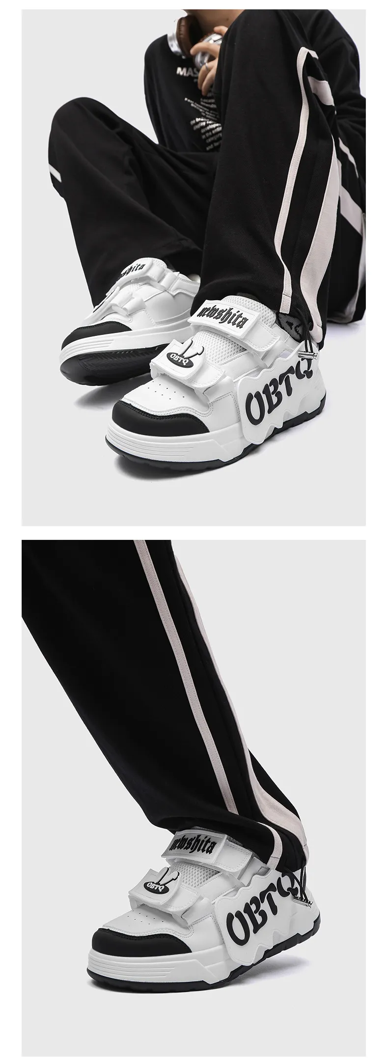 Thick Oled Round Toe Hock-aborbing Flat Are Comfortable Oft Caual Retro Trendy Veratile And Fahionable Board_voghion.com