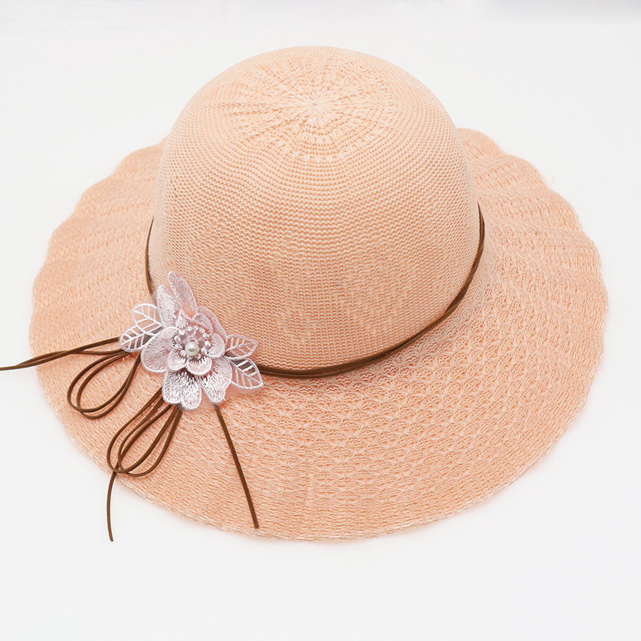 Korean Version Of Beach Big Brimmed Straw Women In Summer Scenic Spots, Cool For Vacation, Sun Protection, Sunshade Hat,_voghion.com