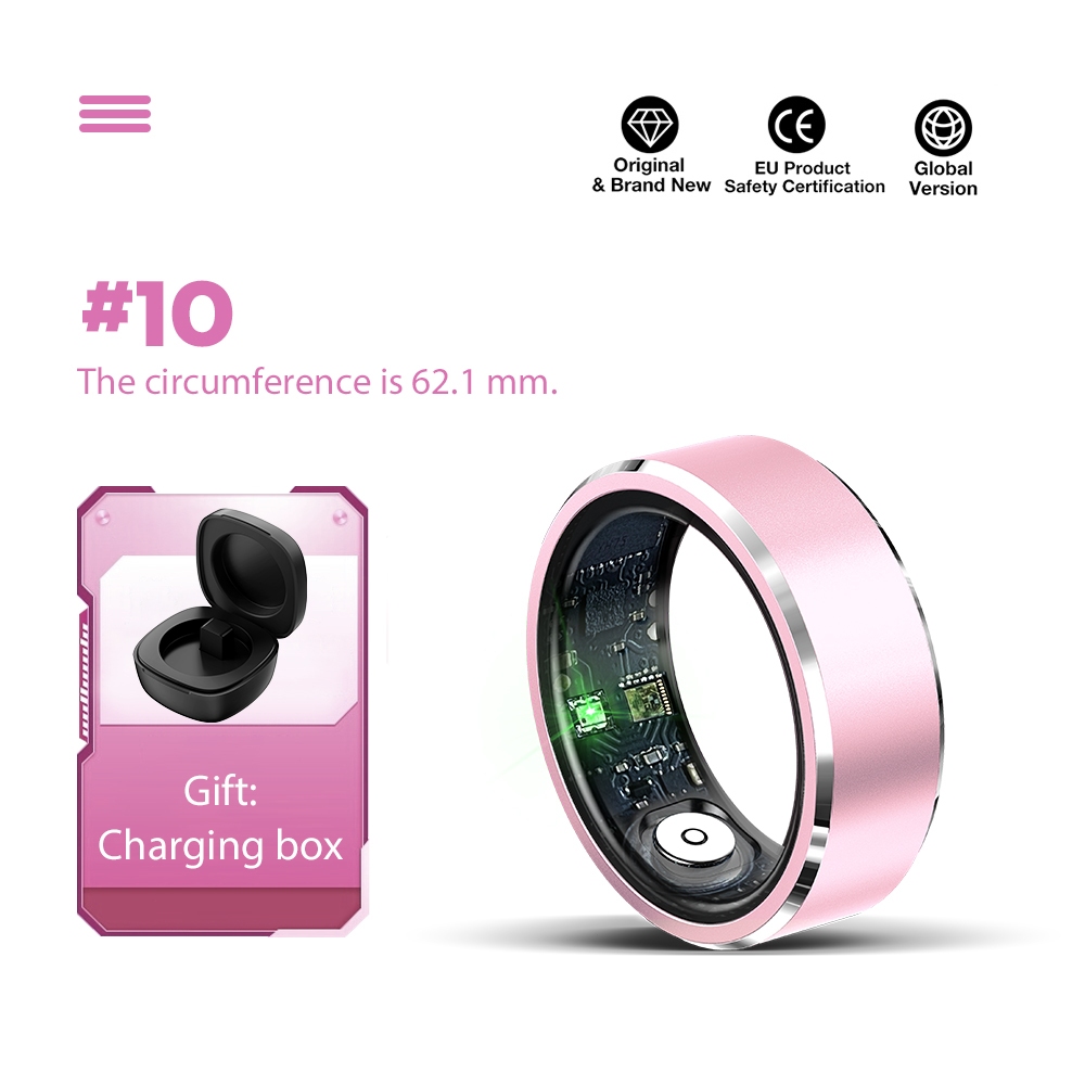 R5 Smart Ring Multifunctional Waterproof Fitness Heart Rate Blood Oxygen Sleep Monitoring_voghion.com
