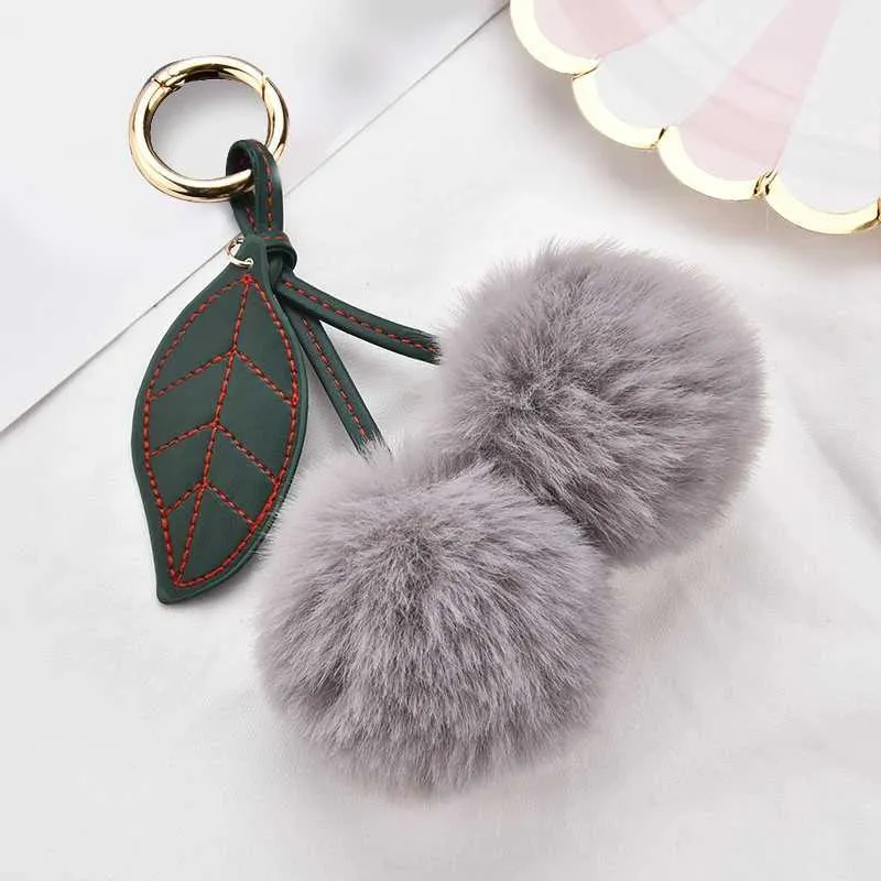 Cherry Plüschtier New Kaii Flauschiger Cartoon-Schlüsselanhänger Geschenk für Kinder Damen Taschenanhänger Rucksack Autoschlüssel Zubehör_voghion.com