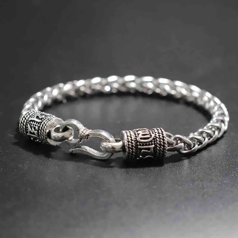 Dodaci Muškarci Keel narukvica Punk Easy Hook K Braclets Muška moda Zmaj Oblik Lotus Buddha Braslet Hip Hop lanac_voghion.com