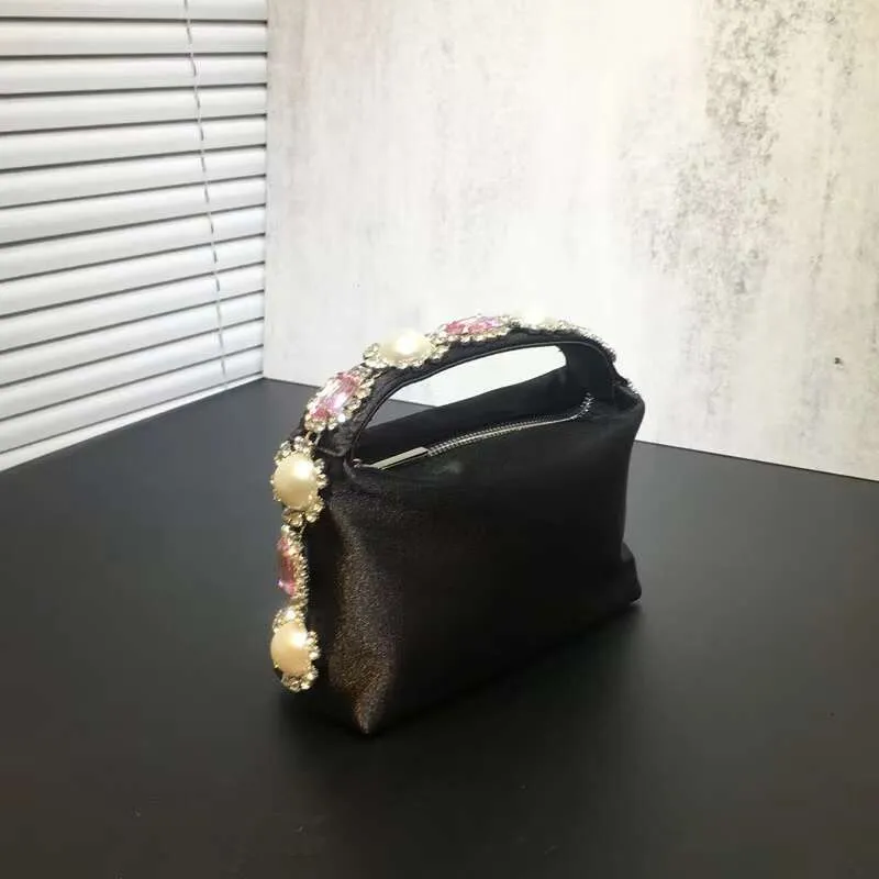 HBP Dia Chain Satin Shoulder Pearl Banquet Bag String Damska torebka_voghion.com