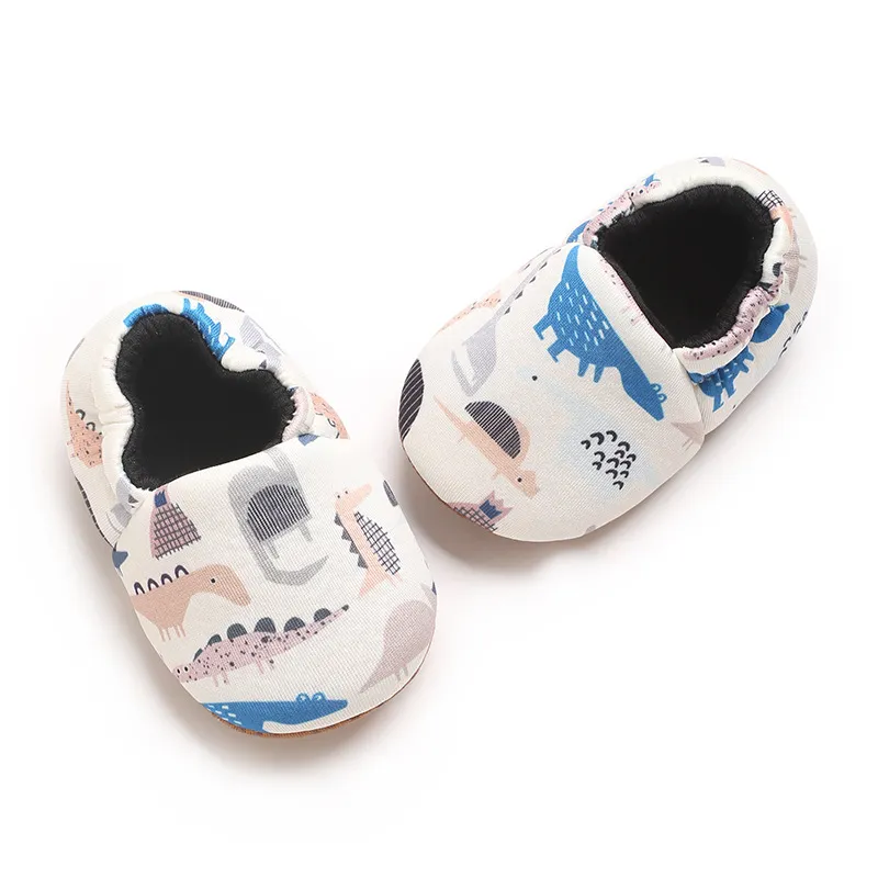 Infant Cartoon Tiere Muster Neugeborenen Socken Littlesprouts Wenig Kleinkind Nicht-slip Krippe Erste Wanderer Winter Baby_voghion.com