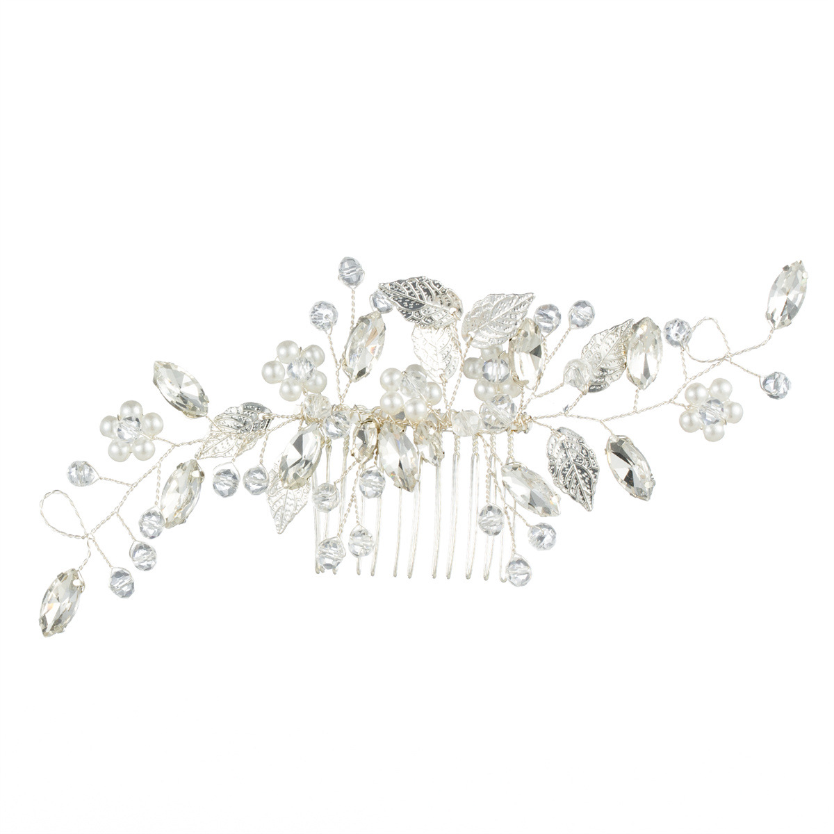 Chinese-style Xiuhe Ancient-style Accessory, Handmade For Photo Shoots, Bridal Headpiece, Beautiful Pearl And Crystal_voghion.com