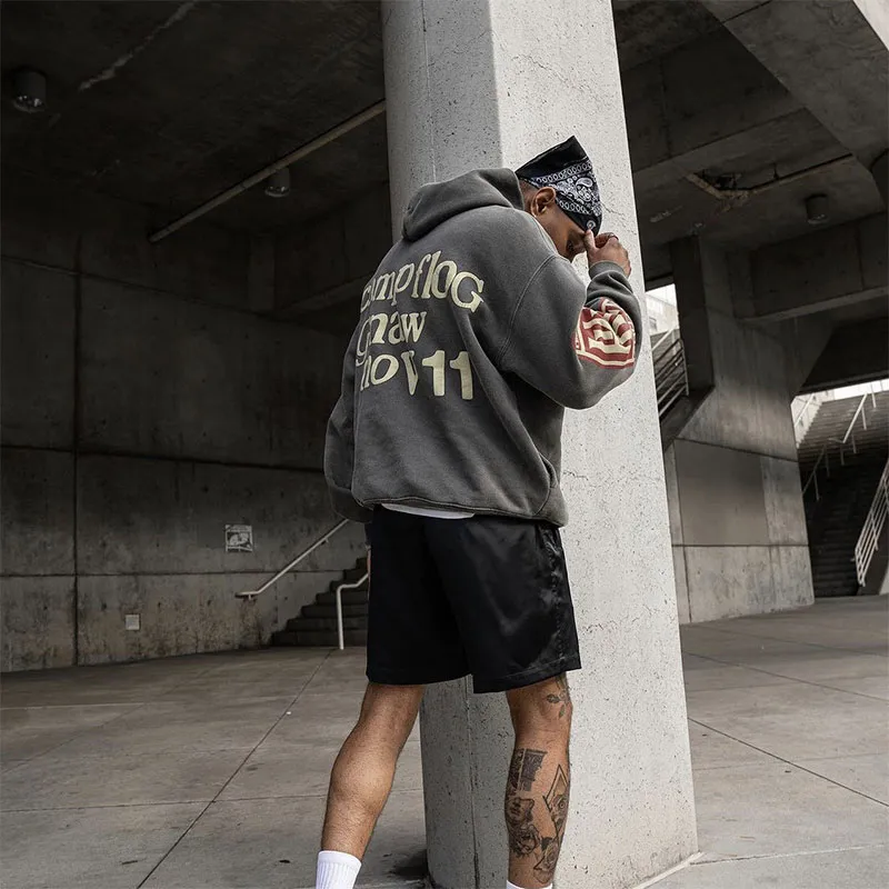 Herenhoodies Haruku Graffiti Lucky Me I See Ghosts Letter Winter Sweatshirts Heren en Dames Hoodie Hip Hop Oversized_voghion.com