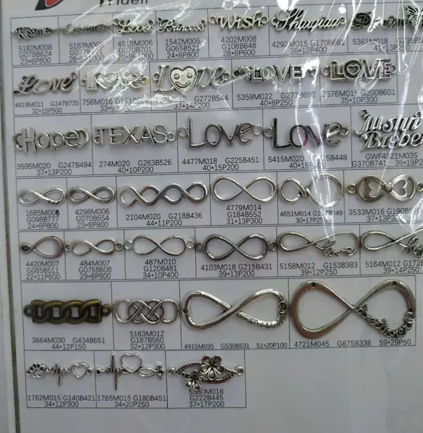 Damen Herren INFINITY Make A Card Armbänder Benutzerdefinierte Armreifen Schmuck Handgefertigtes Wickelarmband mit Perlen_voghion.com