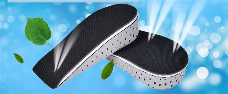 Heightening insole invisible inner heightening pad Sports warm full pad with heightening half pad_voghion.com