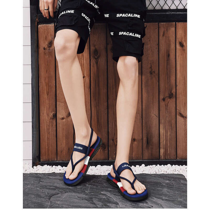 Sommer Dual-Use-Sandalen Outdoor Casual Beach Schuhe Herren rutschfeste Hausschuhe_voghion.com