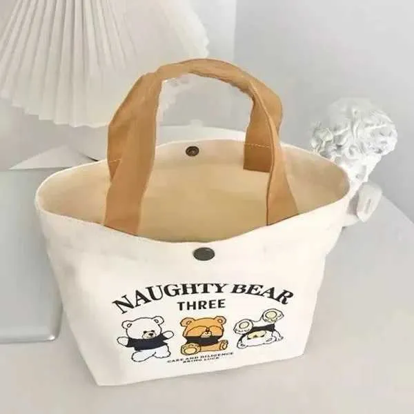 Borsa da viaggio portatile in cartone giapponese FI canvas 2024 da donna, per picnic e cibo, Y241109_voghion.com