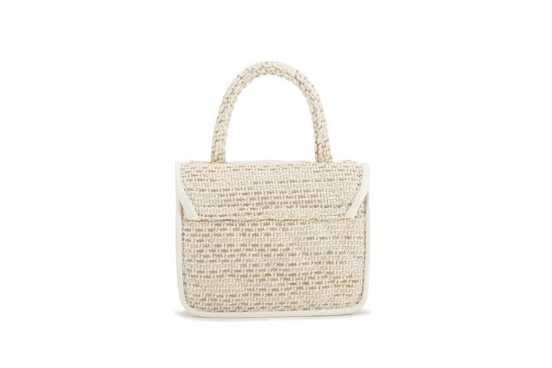 Stil High-End-Textur Nischendesign Schloss Wolldiamantkette kleine quadratische Tasche Schulter Crossbody Handtasche_voghion.com