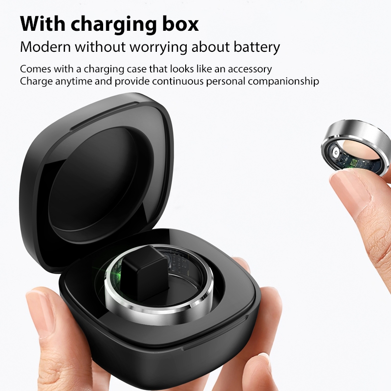 R5 Smart Ring Multifunctional Waterproof Fitness Heart Rate Blood Oxygen Sleep Monitoring_voghion.com