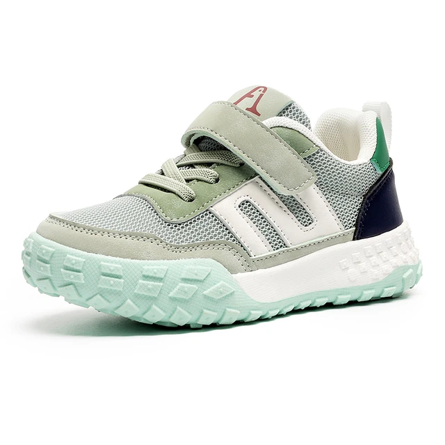 Pantofi sport pentru copii Four Seasons, verde deschis, plasă subțire, băieți și fete, tenis, la modă, antiderapanți, pantofi casual pentru copii_voghion.com