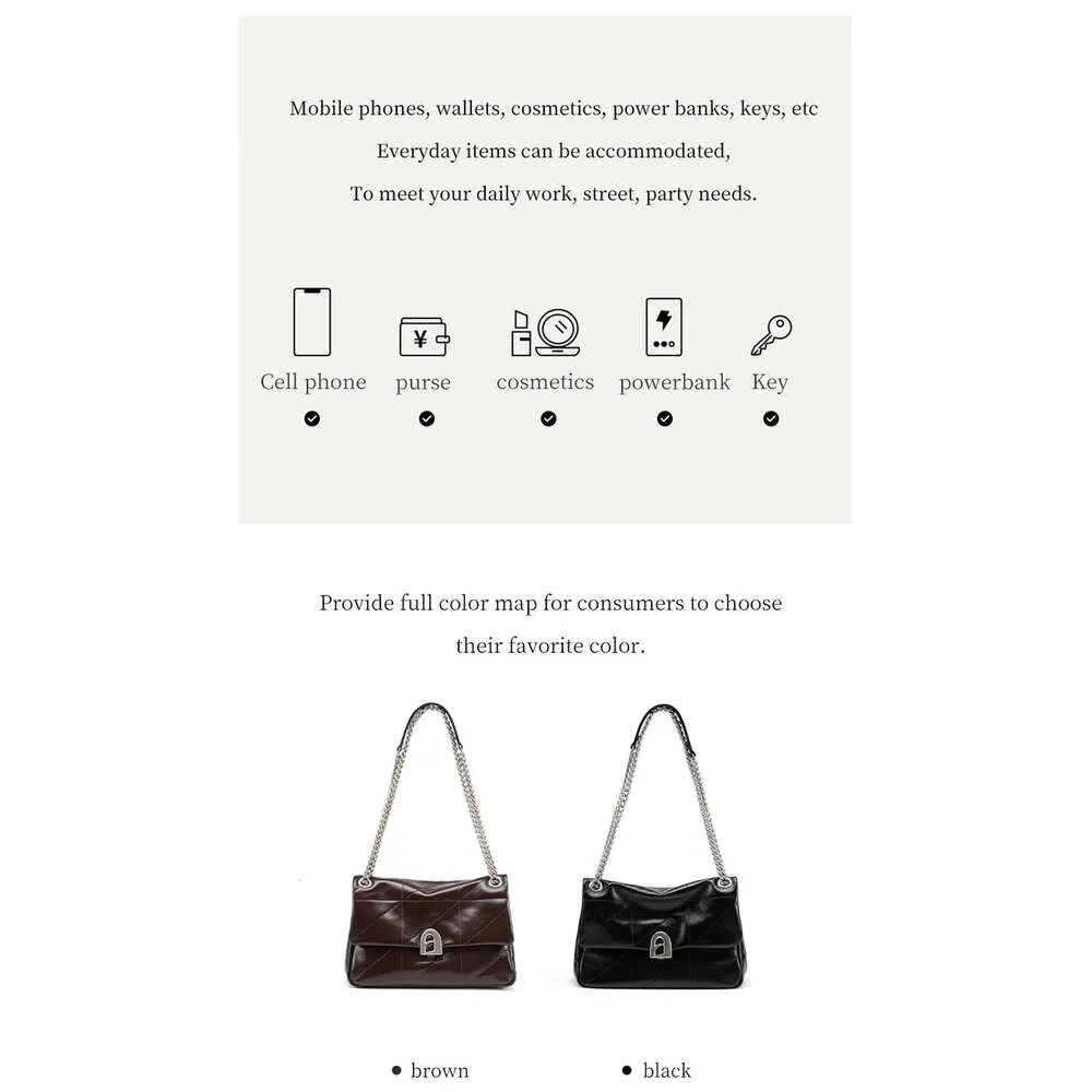 Shoulder Bag Crossbody Bag Large Capacity Leather Handbag For Women_voghion.com