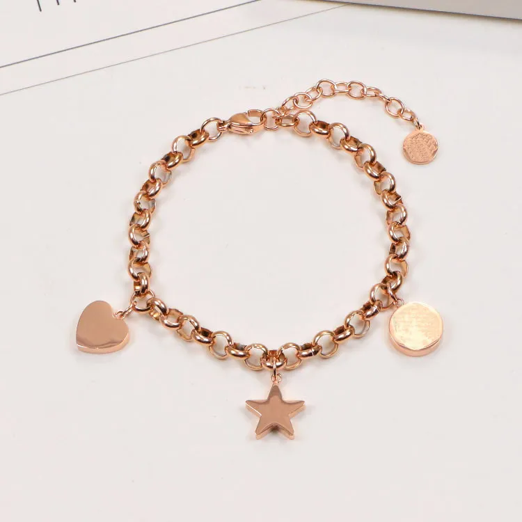 L107 Stile Designer Lettera Pendente Nes Placcato Oro Cristallo Donne Nozze Festa Gioielli Accessori Doppio Cuore_voghion.com