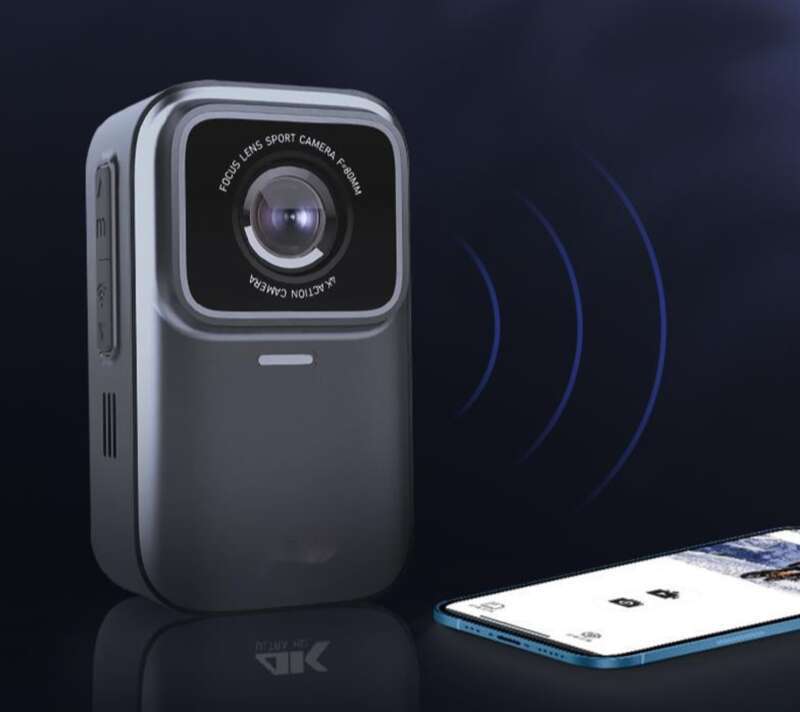 Tommelfinger Action Kamera Motorcykel Dash Cam 4K HD Non 360 Panoramic Hjelm Kamera_voghion.com