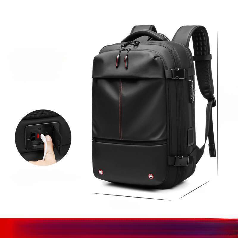 Zaino a compressione sottovuoto One-touch, borsa per computer casual da lavoro,_voghion.com