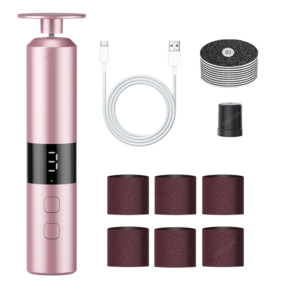 Râpe pieds électrique rechargeable sans fil pour callosités_voghion.com