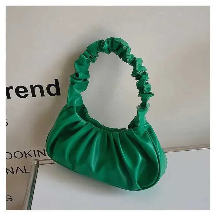 Nieuwe geplooide wolk met niche-ontwerp voor dames, modieuze Gerie-tas voor dames, veelzijdige handtas Y241123_voghion.com