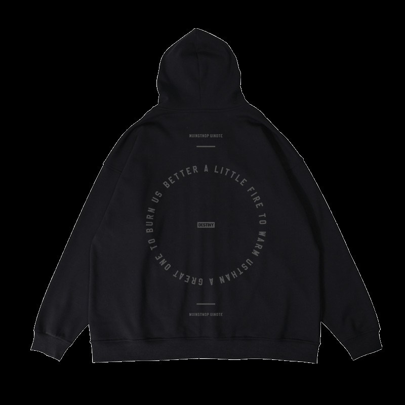 American Plus Size Herren Kapuzen Dicker Mantel Reißverschluss Pullover Locker Lässig Dünn Herbst/Winter_voghion.com