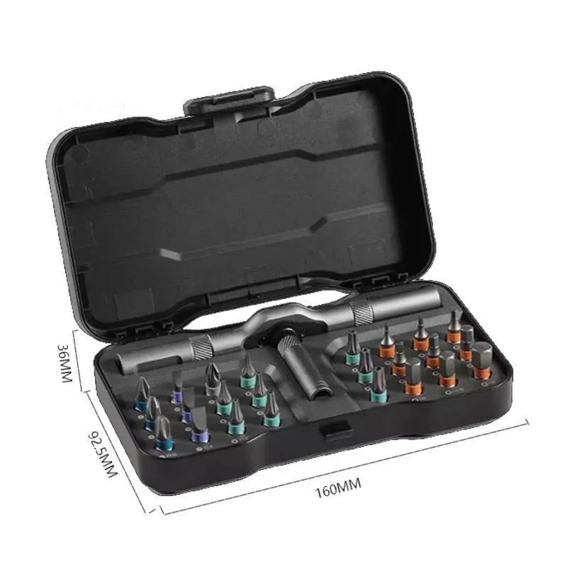 45-in-1 Multitool Screwdriver Set With Ratchet Mechanism For Repairs_voghion.com