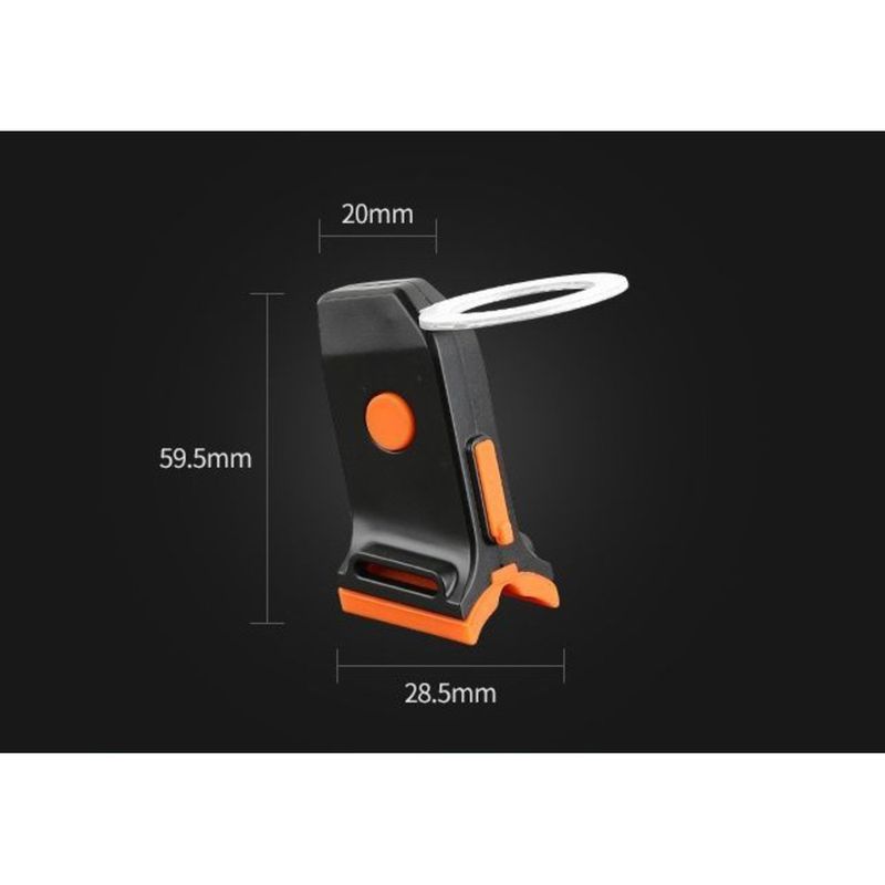 Luce di avvertimento per bici da strada ricaricabile a forma di cuore per bicicletta, attrezzatura creativa per la notte_voghion.com