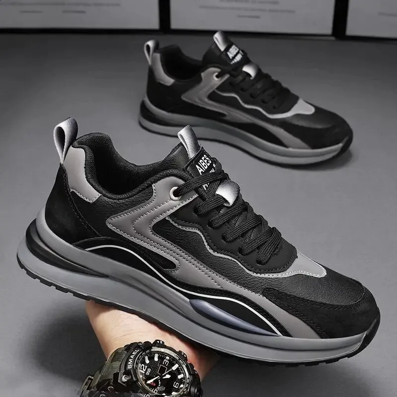 Scarpe sportive da uomo traspiranti, da corsa, da passeggio, da basket, da jogging, di tendenza per il tempo libero, primavera e autunno 241015_voghion.com