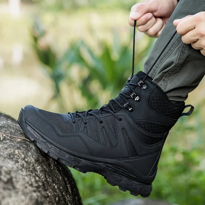 Tactical Hiking Boots For Men Waterproof Camouflage Safety Shoes_voghion.com