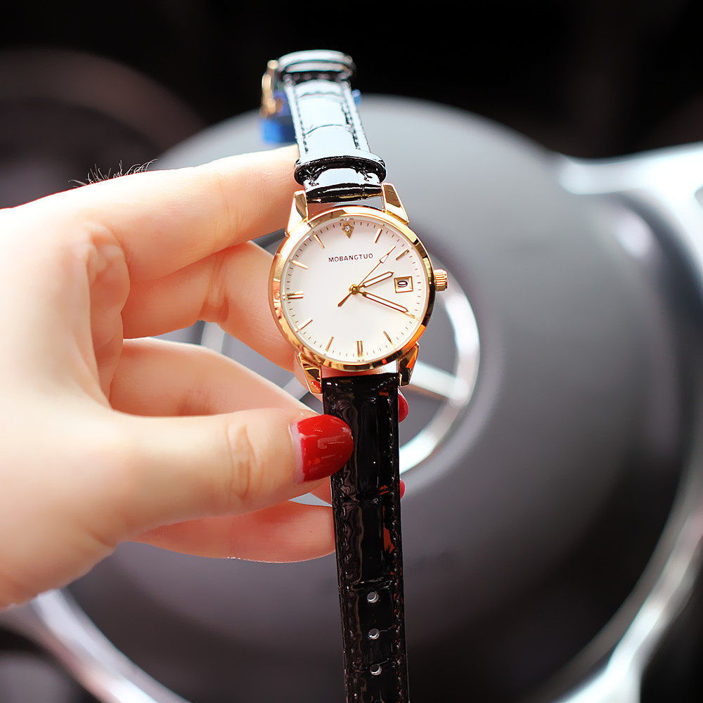 New Fashionable Trendy Women's with Calendar and Running Second Design Quartz Pointer Glow Watch_voghion.com
