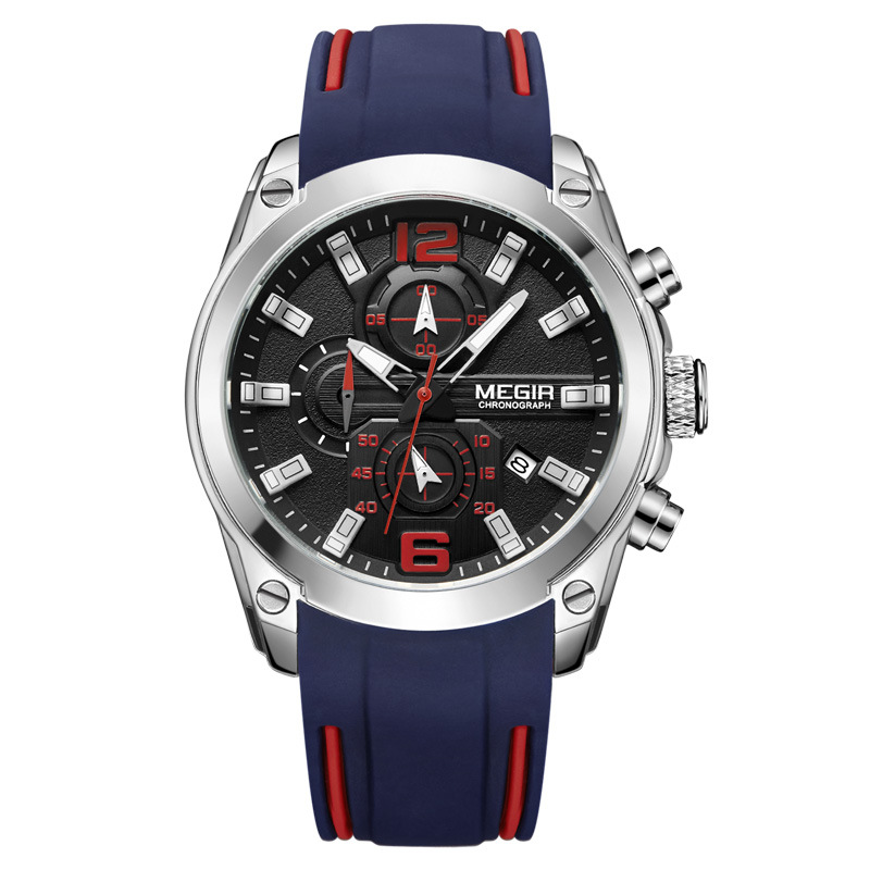 Megger MEGIR multifunctional timing calendar sports men's watch 2063_voghion.com