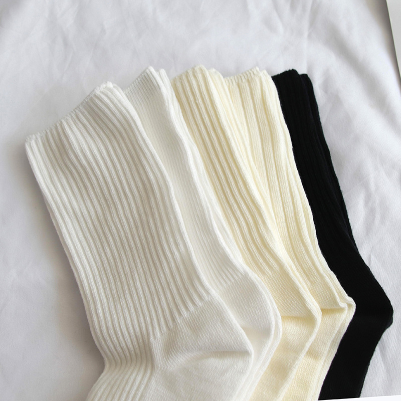 Pantalones deportivos largos hasta media pantorrilla para mujer, de moda, para exteriores, de algodón puro, holgados, de verano, a rayas blancas, negros, para primavera y otoño_voghion.com