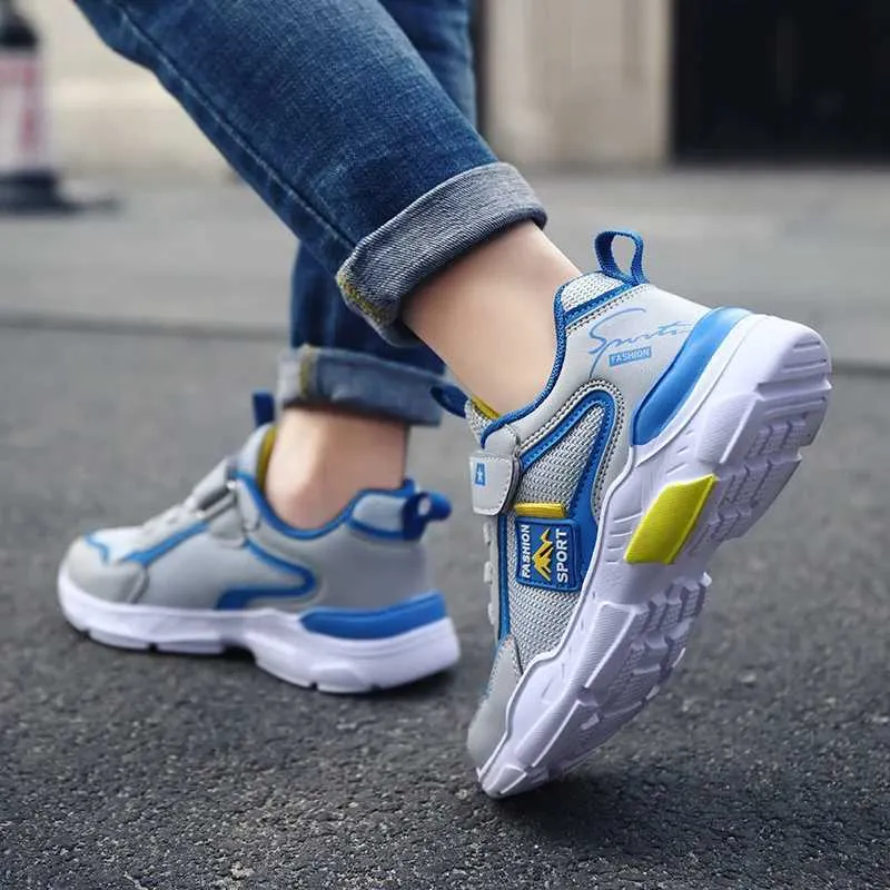 Athletic Outdoor Kinder Sport atmungsaktiv Outdoor Casual rutschfeste Oberfläche Schüler Cuhk Jungen Mode Schuhe H241019_voghion.com