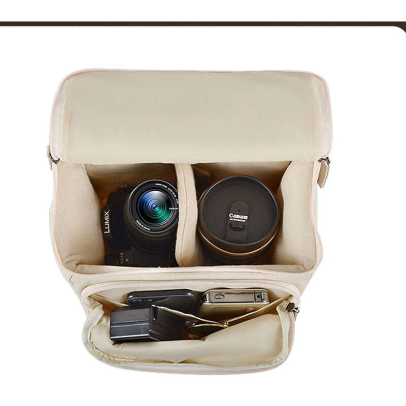 Geantă de umăr Crossbody din pânză DSLR pentru aparat foto digital, geantă de fotografie_voghion.com
