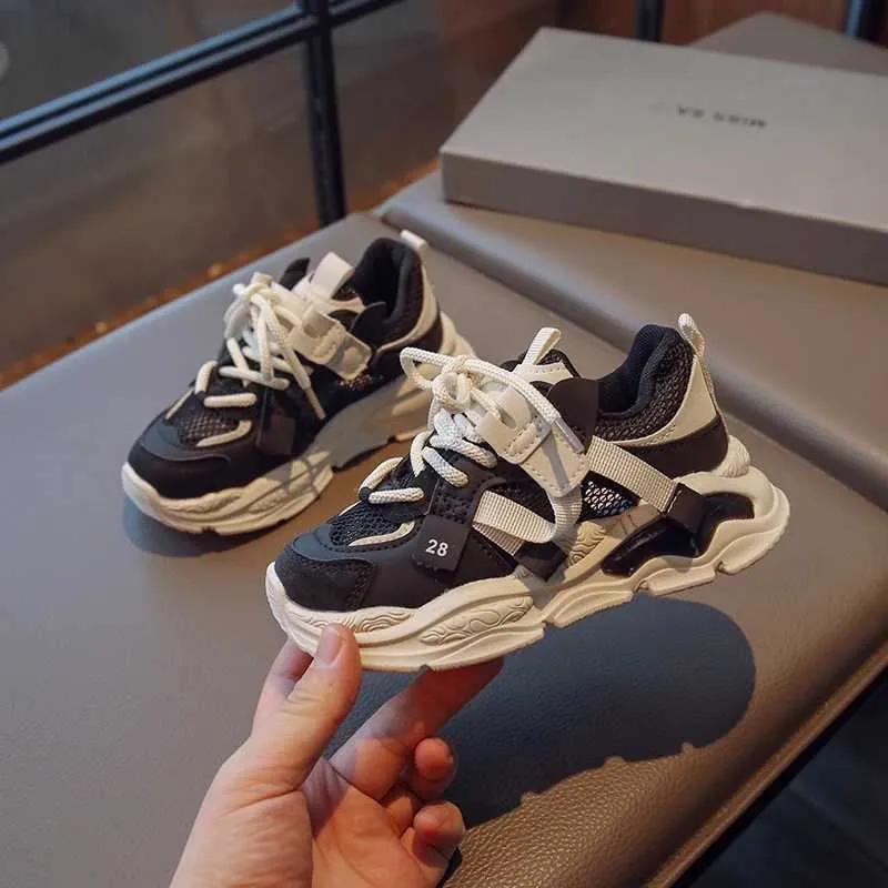 Atletische Outdoor Kinderen Mesh Ademend TPR Casual Sneakers Sport Peuter Jongens Meisjes Hardloopschoenen Kinderen Tennis 36_voghion.com