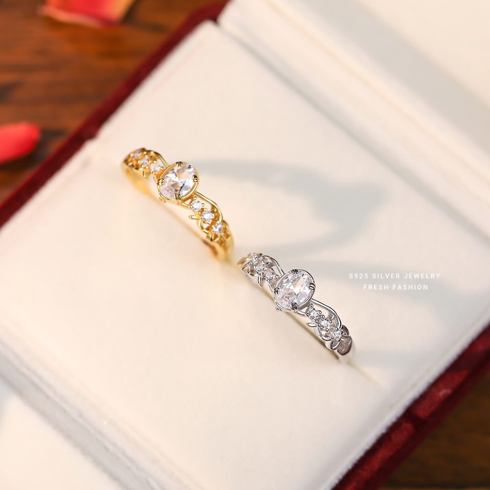 S Reines Silber Französisch Licht Luxus Zirkon für Frauen Britischen Schatz Hause High-end und Kleine Stil Hohl Offenen Mund_voghion.com
