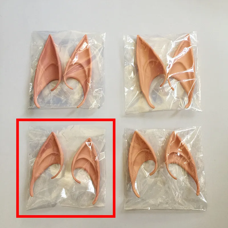 Urechi de elf misterioase, accesorii de cosplay, latex moale, proteză falsă, măști de petrecere de Halloween, mască Cos_voghion.com